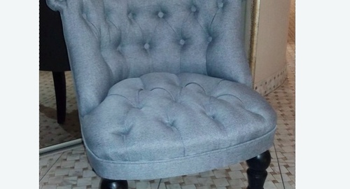 Обшивка стула на дому. Лермонтовский проспект